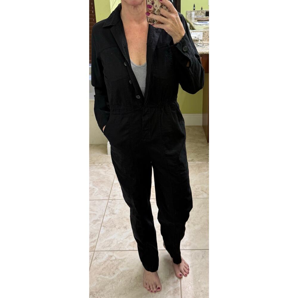 Universal Thread Button-Front Coveralls Romper Ju… - image 6